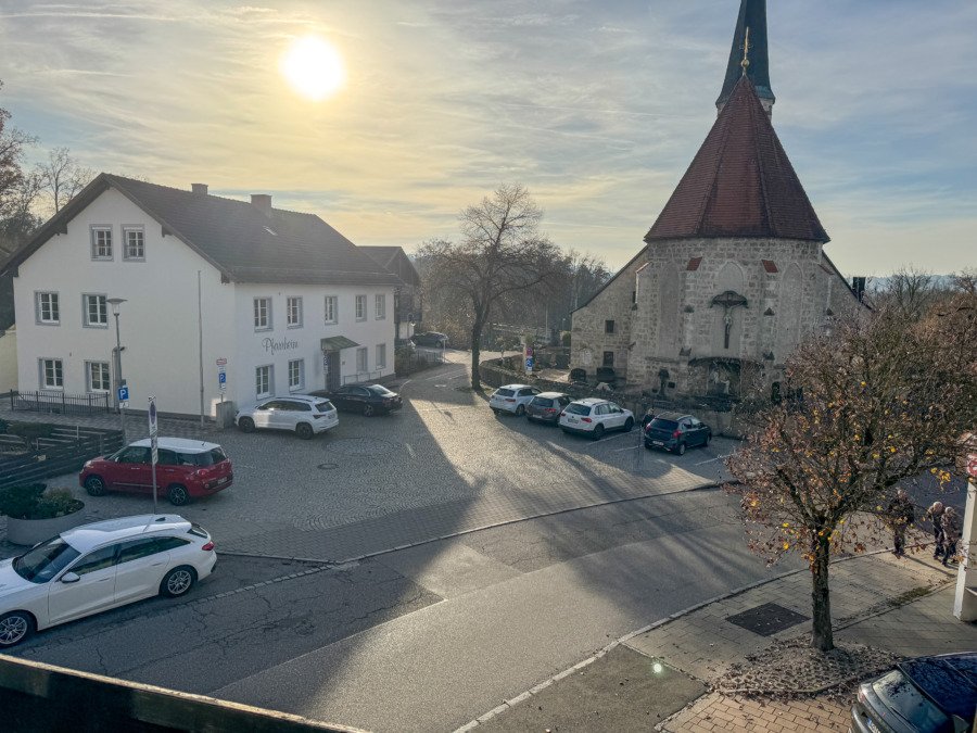 Ausblick Balkon