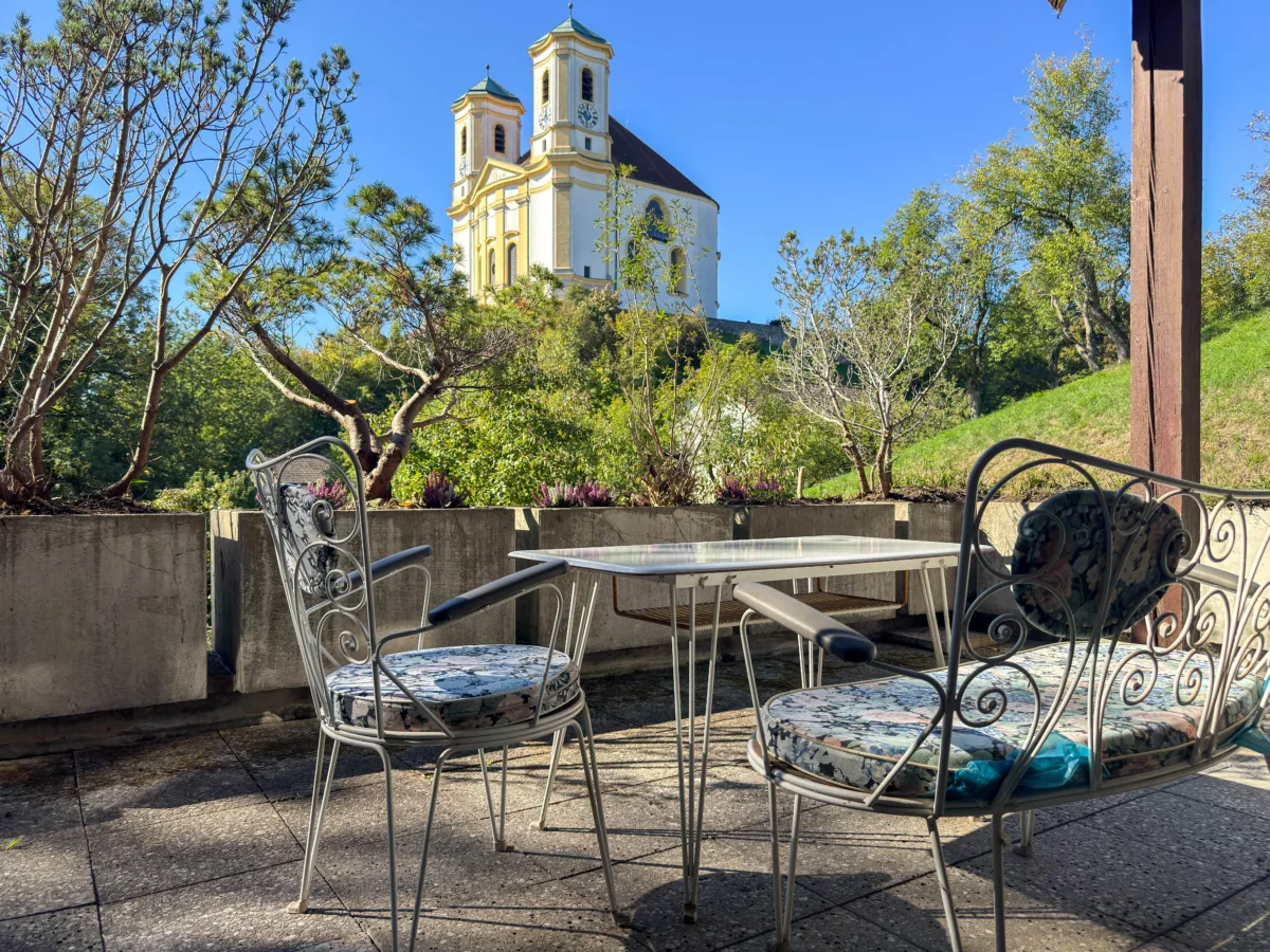 Ausblick von der Terrasse