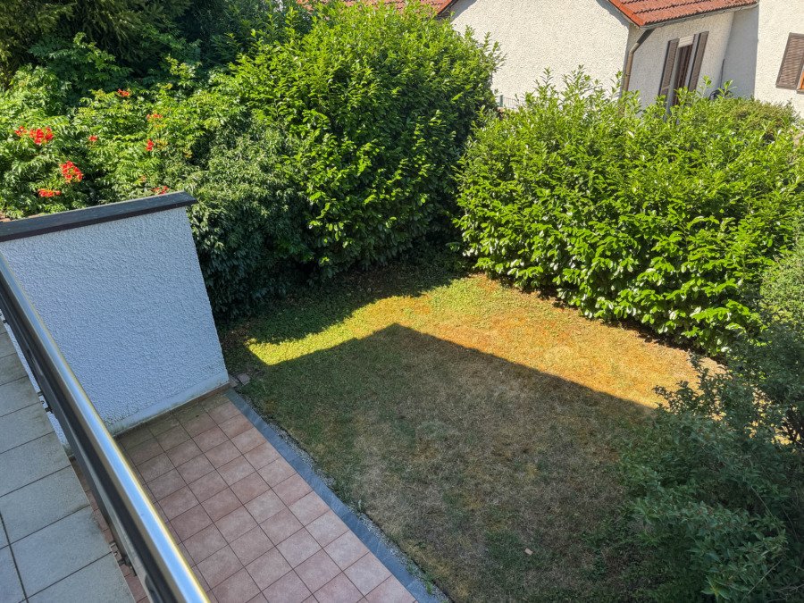 Garten vom Balkon
