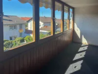 überdachter Balkon