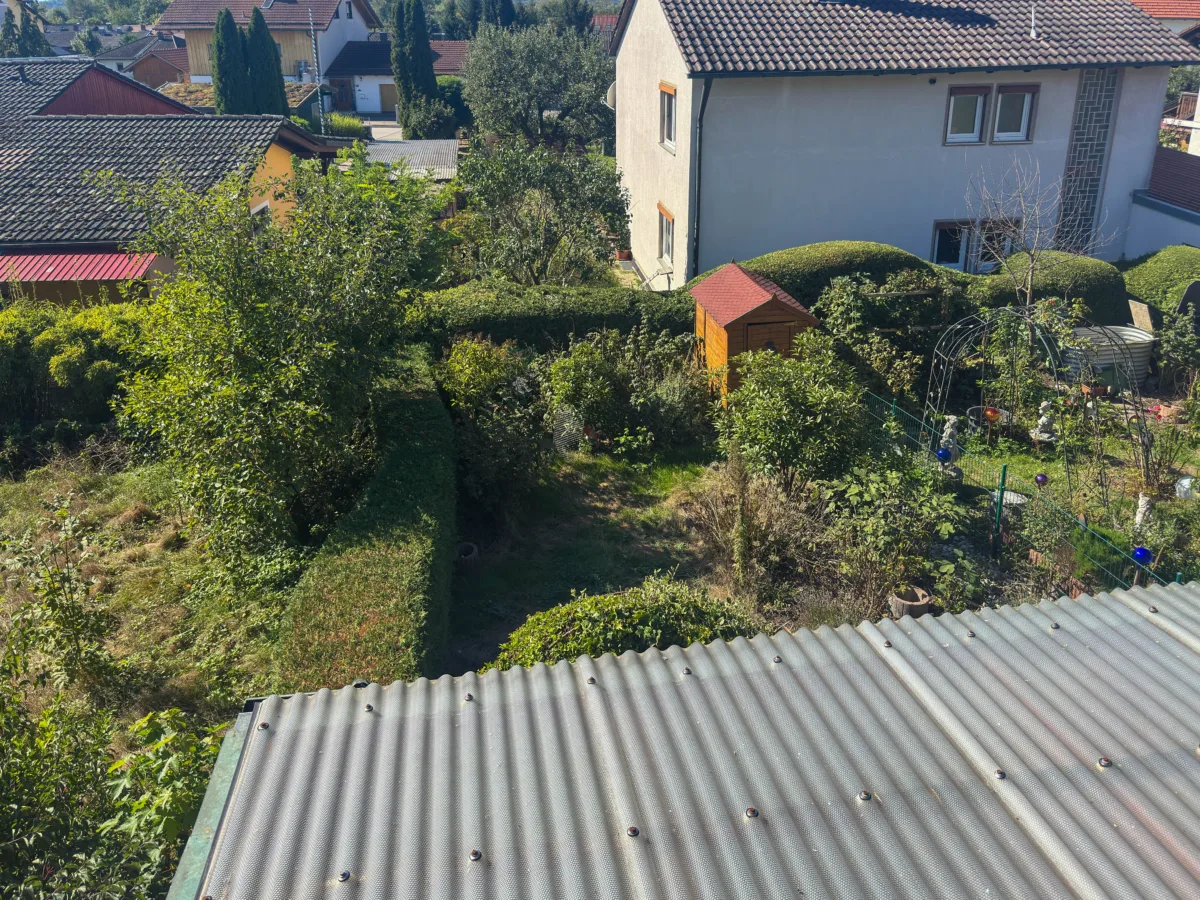 Ausblick vom Balkon